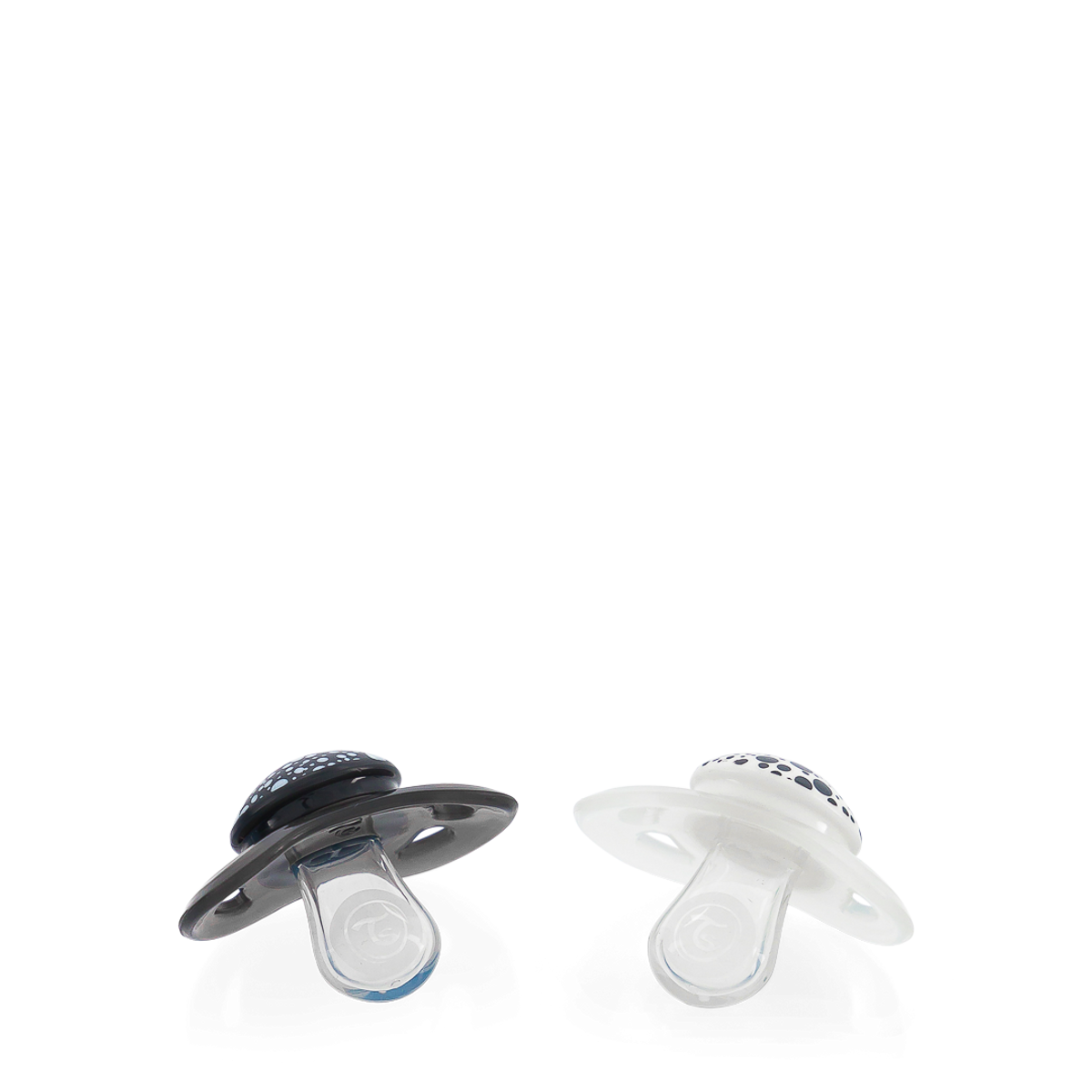 Twistshake 2x Pacifier Black White 0-6m